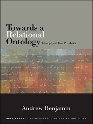 cover image of Towards a Relational Ontology